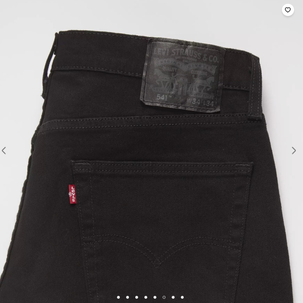 Levi’s 541 Men’s Black Jeans – Athletic Taper – Excellent Condition